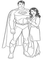 do wydruku kolorowanki Superman, dla dzieci i chłopców do pomalowania NR 7
